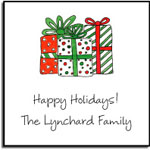 Kelly Hughes Designs - Gift Stickers (Holiday Gifts - Holiday) (s137)